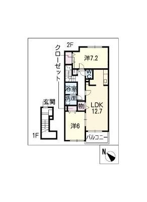 サンレミ・国森Ｄ 2階