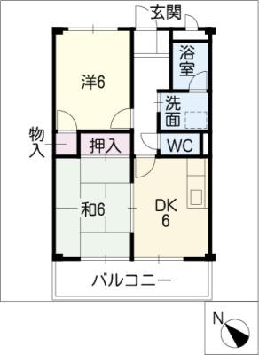 サンハイム鹿嶋 2階