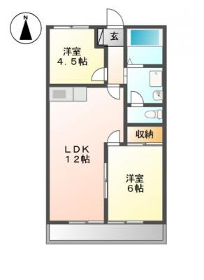 サンハイツ山田Ｂ 2階