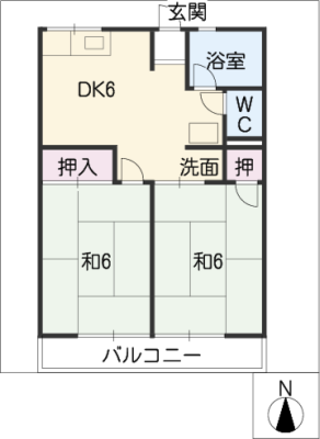 シティハイム藤 2階