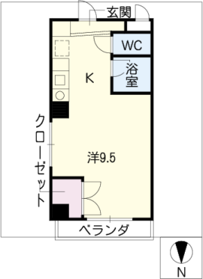 大口平和マンション 2階