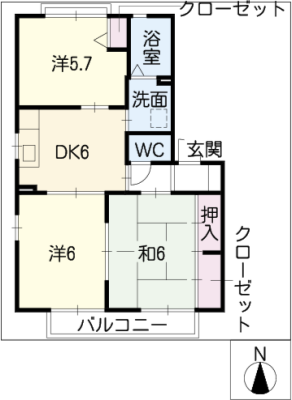 プラザ葵Ⅲ 2階