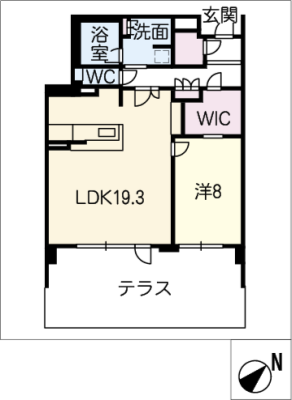藤和犬山ホームズ　１０２号室 1階