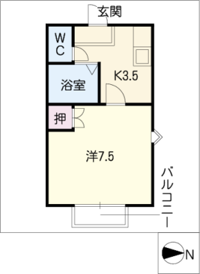 リベルテ小池 2階