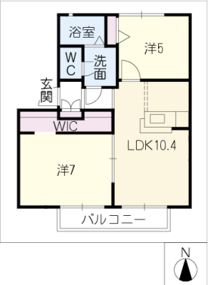 コテージ池安Ｃ 1階