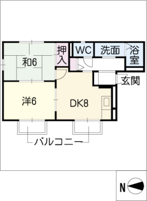 ガーデン山内Ⅱ 1階