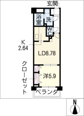 Ｋ’ｓ　ＫＯＵＮＯＭＩＹＡ 5階