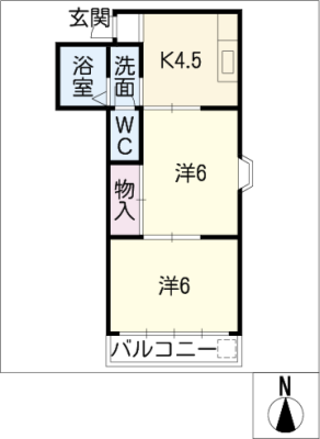 ベルハウス 2階