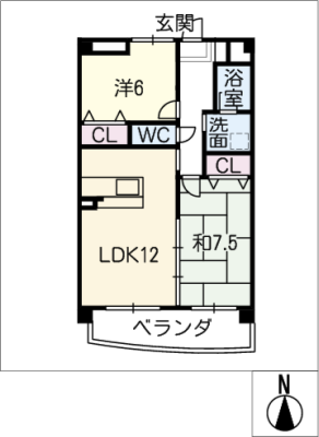 アムール宮崎 2階