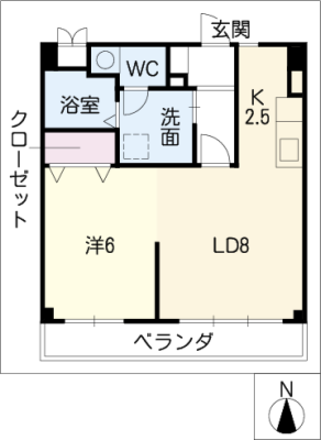 クオリテ山手通 2階