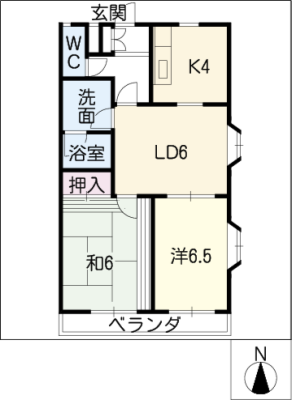 風坊乃森Ｂ棟 2階