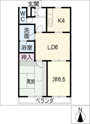 風坊乃森Ｃ棟 1階