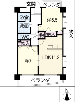 プリマヴェーラ 2階