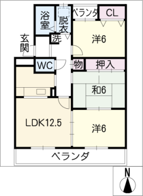 サニーコート南山 3階