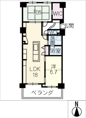 サンハウス小幡緑地東　７Ｅ