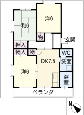 シャンポールホープ 2階