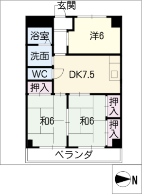 プラザ二村台 5階