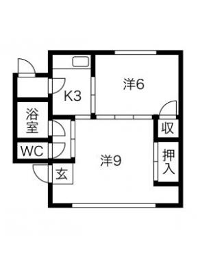 横井ハイツ 2棟 1階