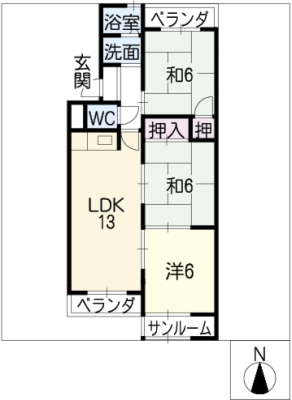 大谷ヒルズ　Ａ棟 2階