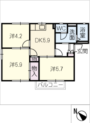 グリーンフラッツ　Ｂ 1階