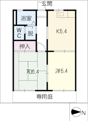 ハイツボンパパ　Ａ 1階