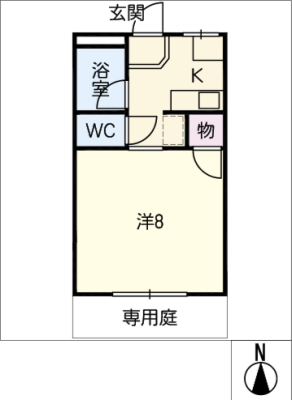 栗真ロイヤルハイツ　東棟 1階