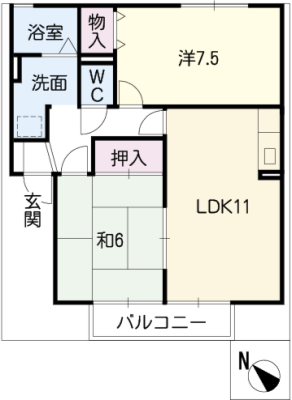 メゾン　ソレイユ　Ａ棟 1階