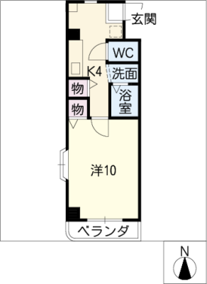 アヴェニューコート栗真Ｂ棟 1階