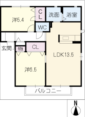 グランベルデ　Ⅱ 1階