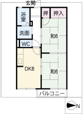 コーポ安濃Ｄ棟 1階