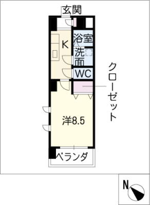 ミ・カーサ　キタ 4階