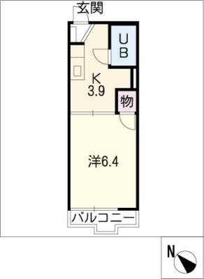 メゾンシャルマン　Ｂ 1階