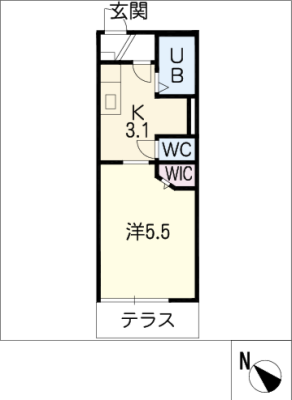 メゾンシャルマン　Ｂ 1階