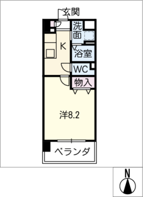 ブルースカイマンションⅩ 4階