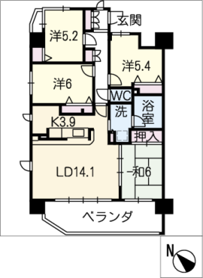 ポレスター大谷弐番館　１２０１ 12階