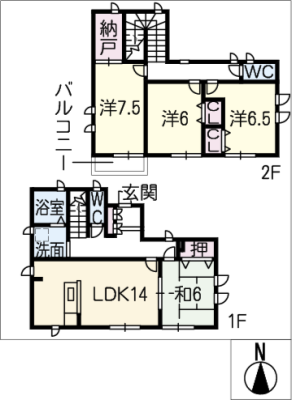 豊が丘３丁目貸家Ⅱ 