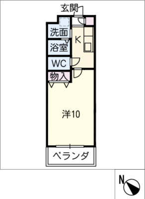 メゾンモンマルトル西古河 2階