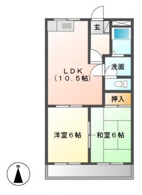 ダイヤマンションＡ・Ｂ棟 2階