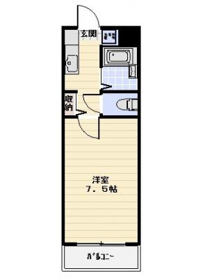 上杉マンション　大学前 2階