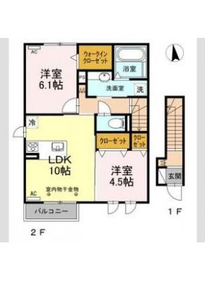 RESIDENCE高茶屋　B棟 2階