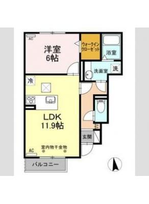 RESIDENCE高茶屋　B棟 1階