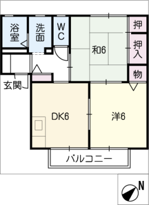 リヴェール鈴鹿Ａ 2階