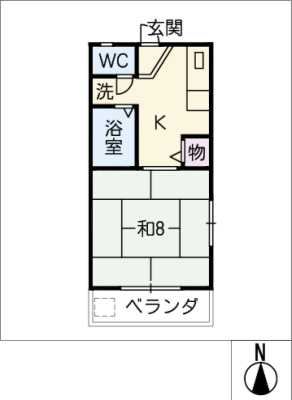 コーポ田中　Ａ 1階