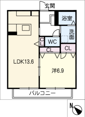 ウィステリア　Ｃ棟