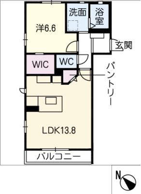 ウィステリア　Ｃ棟 1階