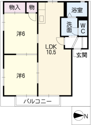 セントリバーヒルズ東千代崎 2階