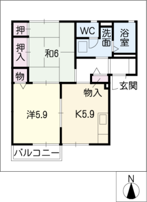 メゾンエメラルド 2階