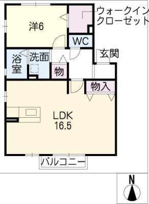 セジュールオリオン　Ａ棟 1階