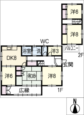 岩崎町元井ゲ貸家