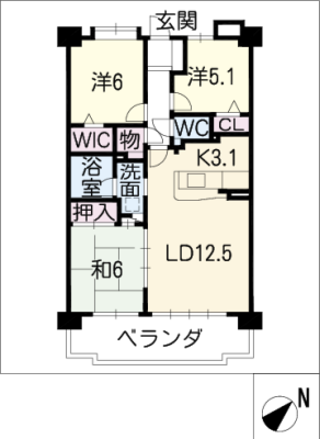 ﾗｲｵﾝｽﾞﾏﾝｼｮﾝ東郷西館　５０２号